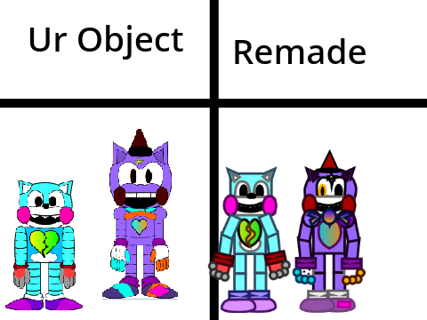 (My Remastered)T Y Gingernyan Doll + (My Remastered)T Y Nyan Master Doll + The Withereds