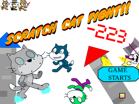 SCRATCH CAT FIGHT!!!