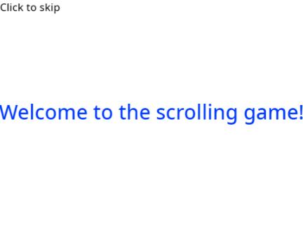 simple scrolling game part 2