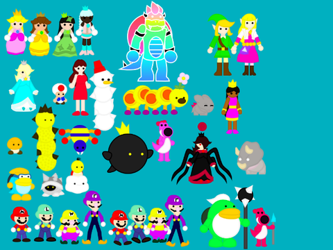 ARCHIVES: 2D World 4 DX - SPRITES