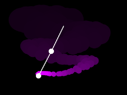 Double Pendulum [100% pen] #art #all #physics remix