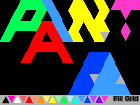 Triangle paint