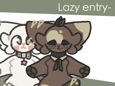 My entry lol
