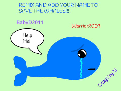 SIGN THIS TO SAVE THE WHALES! remix remix