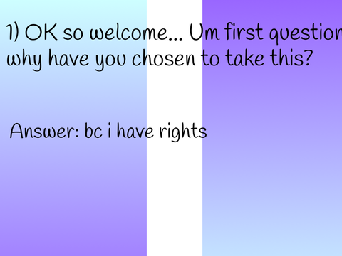 100 questions that i answered <333