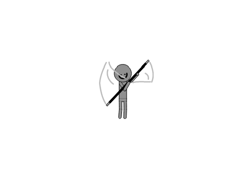 bob the guy but he spins a stick like a maniac
