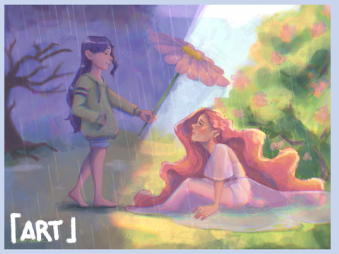 april showers bring may flowers // art
