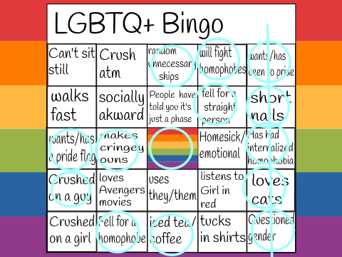 LGBTQ+ Bingo!  
