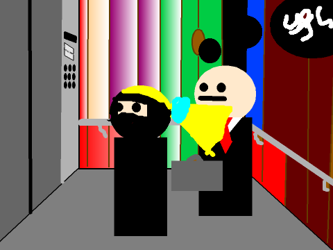 THE RANDOM PEOPLE IN THE RANDOM ELEVATOR