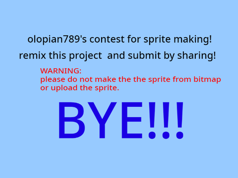 sprite-making contest (Easter-made.)