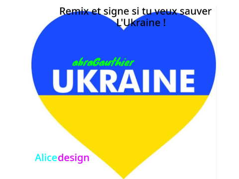 Soutiens un ukrainien ! remix
