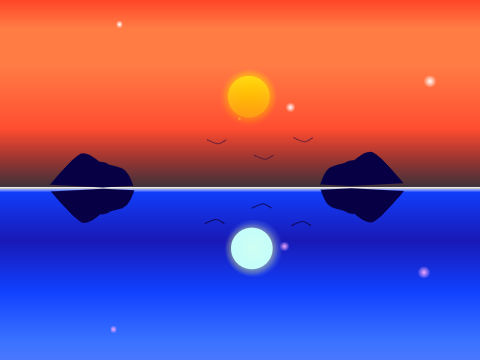 Reversible sky