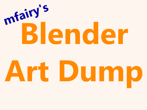 Blender Art Dump