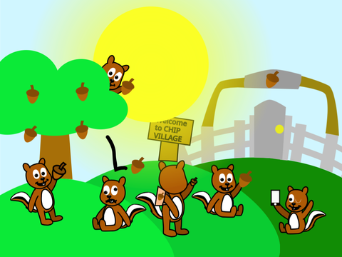 WELCOME TO CHIP VILLAGE! (parallax)