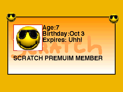 My Scratch Membership Card