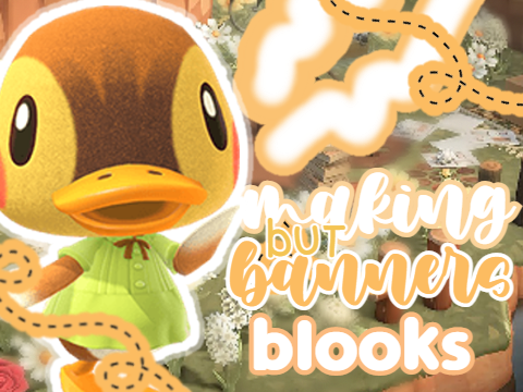 ★ making banners for blooks ..°