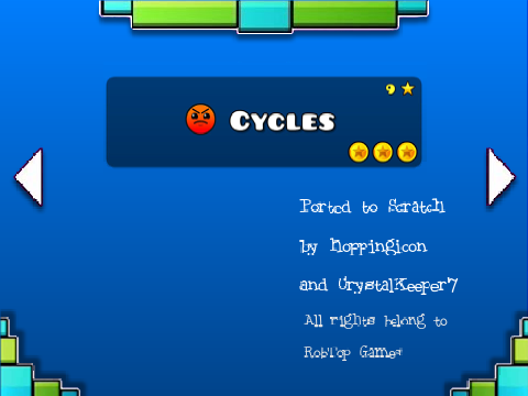Geometry Dash v1.5 Levels 9-13 remix