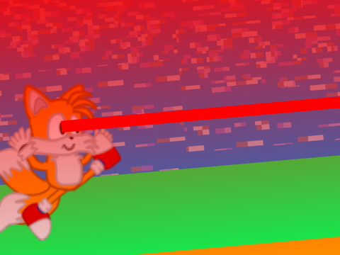 Tails is running in the 90's 