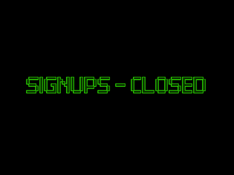 Codes of the Admin Signups - Closed