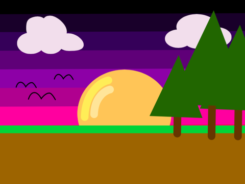 Evening - a parallax