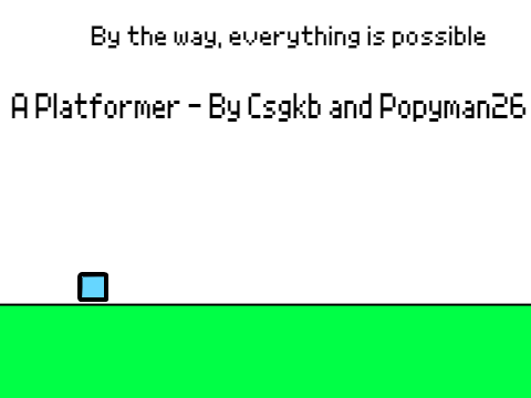 Blok Jump - a Platformer Game Without Lava