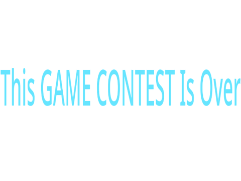 Game Contest (closed)