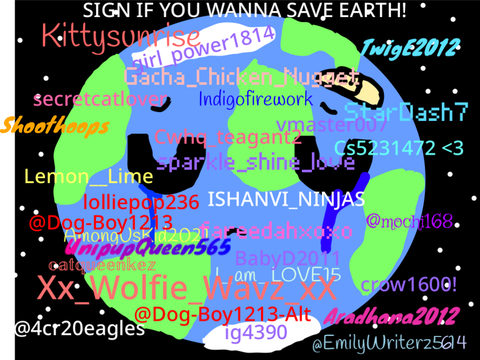 Sign if you want to save Earth Remix! remix