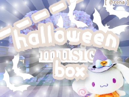 ¦ ₊꒷︶꒷꒦ halloween music box 
