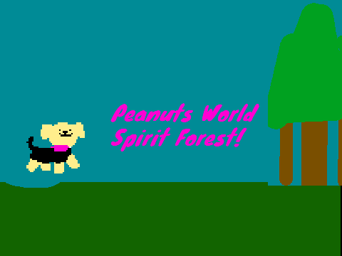 Peanuts World Spirit Forest!