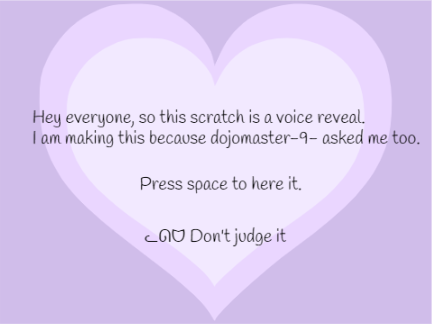 Voice reveal (⊙_⊙;)