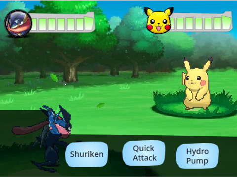 Greninja v.s Pickachu # Games