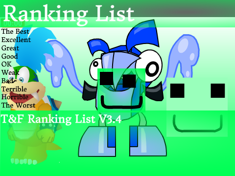 True or False ranking list V3.4