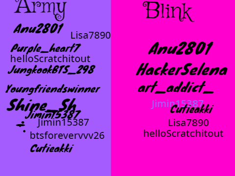 Sign in if your an Army or blink  remix remix remix-4 remix remix remix