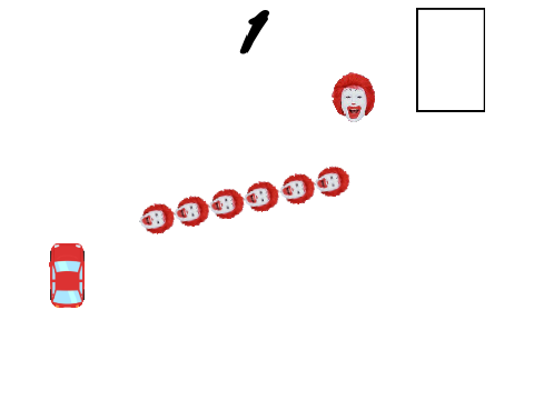 鬼畜ドナルドのストレスしか溜まらないイライラカー　ver0.5