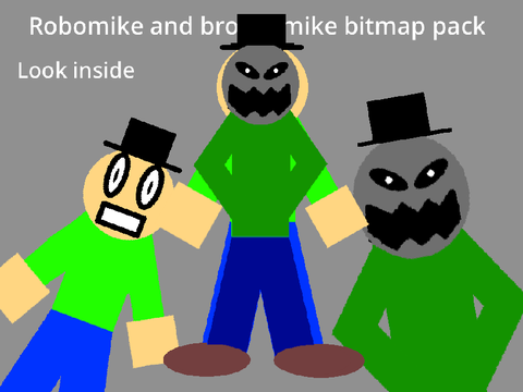Robomike and brokenmike bitmap pack