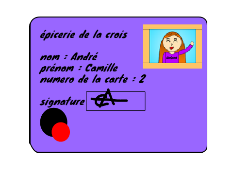 Carte de redution épicerie de la crois remix