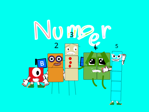 Numberblocks Intro but its year 2345