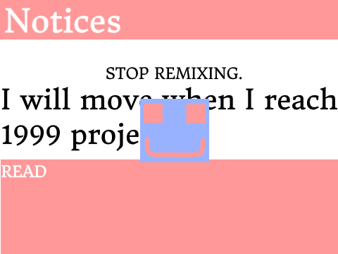 You can't change when I will move.