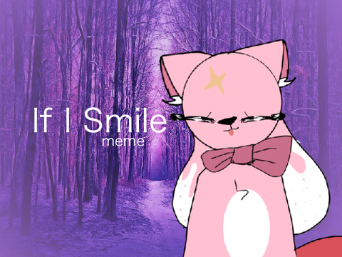 /reshared/ if I smile ⭐️ meme
