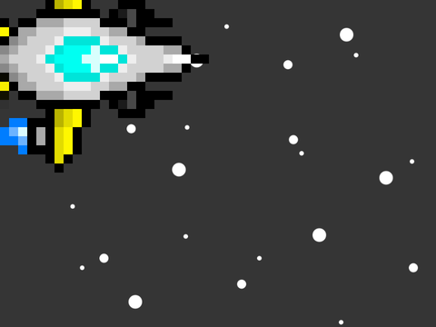 Space ship thing (Pixel art)