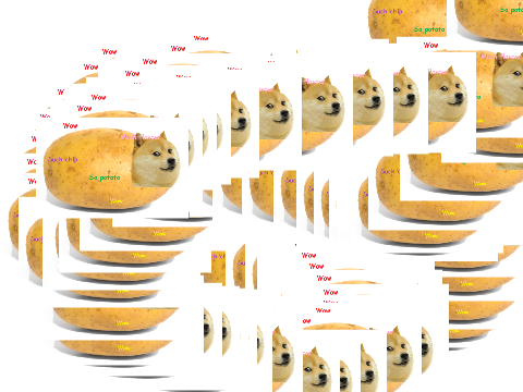Doge Potato Painting 