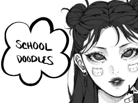 Art Dump - School Doodles || DonutAddic
