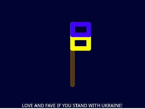 Flag of Ukraine (3D)