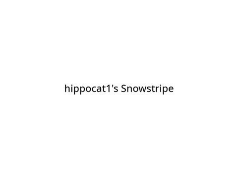 hippocat1's Snowstripe
