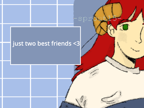 just two best friends <3