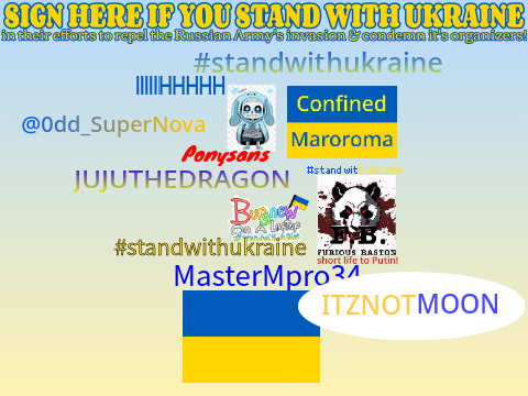 SIGN HERE IF YOU STAND WITH UKRAINE remix