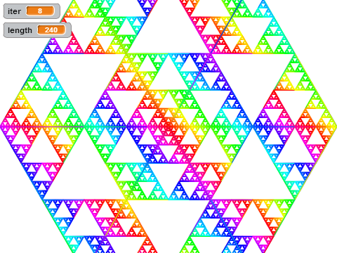 6-Sierpinski Triangle explorer