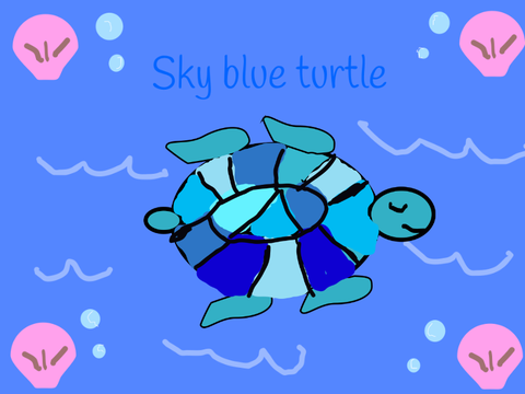 Entry - sky blue turtle