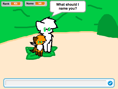 Warrior Cats Adventure Game!