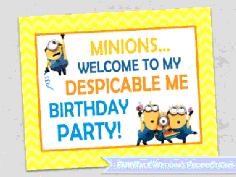 welcome to my birthday party